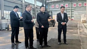  王月成在皋蘭公司、生資公司調(diào)研